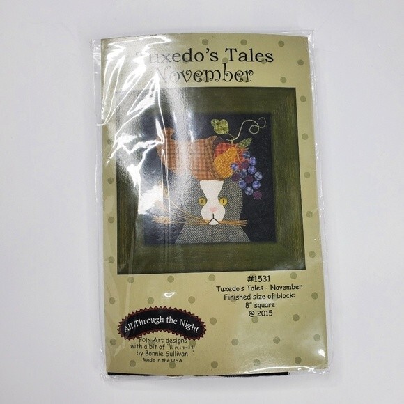 Tuxedo tales November 8 block - Picture 1 of 2